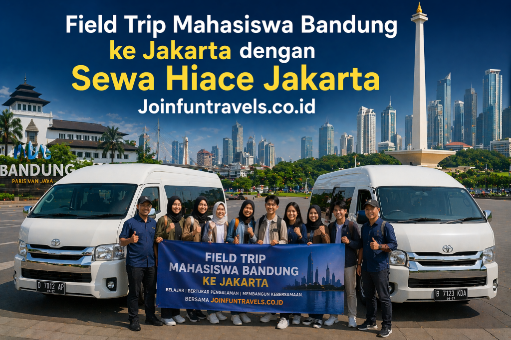 sewa hiace Jakarta joinfuntravels.co.id